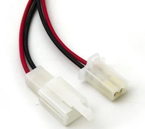 موصل 2 دبوس مع سلك 2.8 مم ذكر وأنثى بطول 15 سم / CONNECTOR 2 PIN WITH WIER 2.8mm male/female 15cm