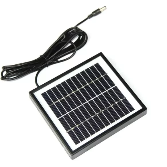 Solar Panel 12V 2W with 3M Wired DC Connector