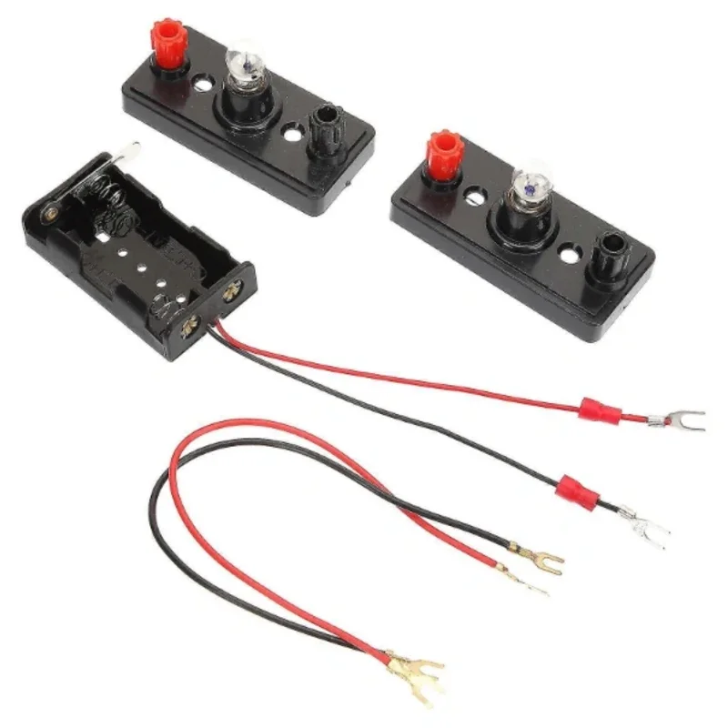 تجربة دائرة المصباح الكهربائية / circuit experiment kit Primary school science experiment light bulb