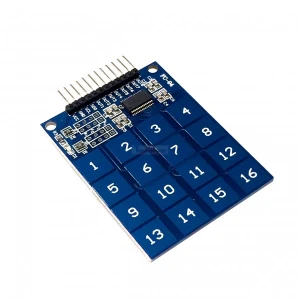 لوحة مفاتيح لمس  بـ 16 مفتاح / Capacitive Touch Key Pad 16 keys 4x4 TTP229