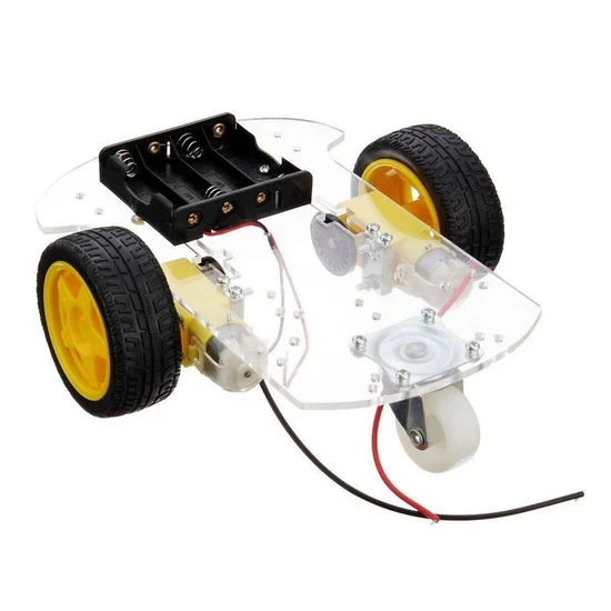 هيكل سيارة روبوت شفافة / Transparent Robot Smart Car Chassis
